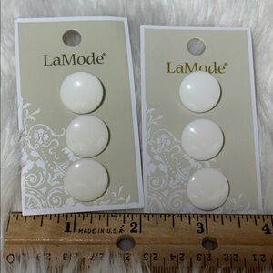2 cards ivory buttons $1 if bundled